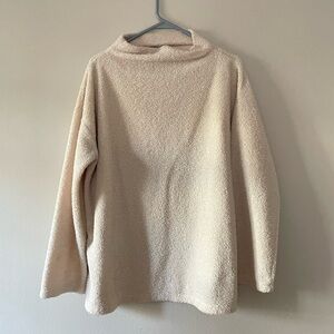 Cream Sherpa sweater!